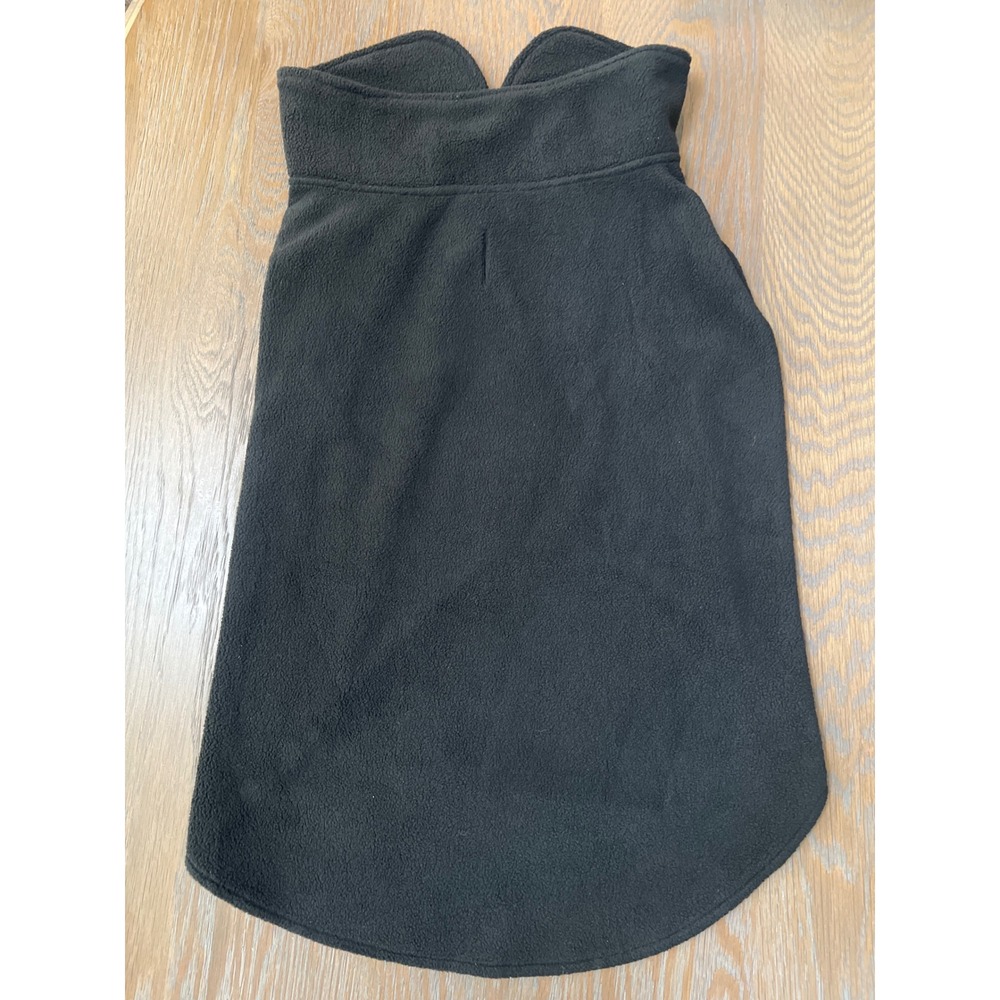Fuamey Black Fleece Dog Coat 2xl